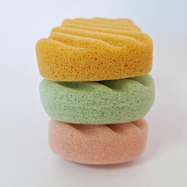 ESPONJA DE RAIZ DE KONJAC RECTANGULAR - Imagen 5