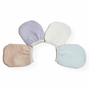 MANOPLA MINI DESMAQUILLANTE DE MICROFIBRA