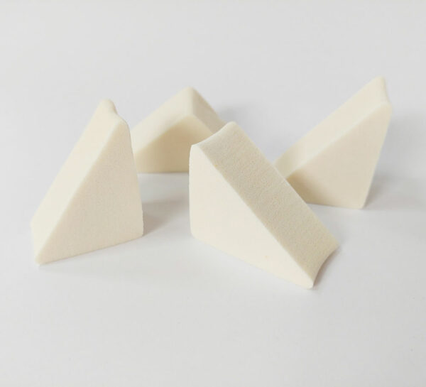 BOLSA 4 ESPONJAS MAQUILLAJE TRIANGULOS
