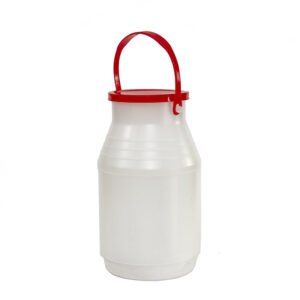 LECHERA PLASTICO TAPA ROJA 1 L.