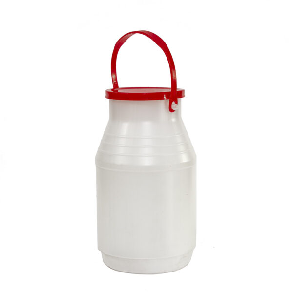 LECHERA PLASTICO TAPA ROJA 1 L.