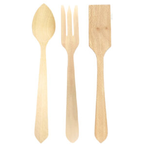 JUEGO UTENSILIOS MADERA