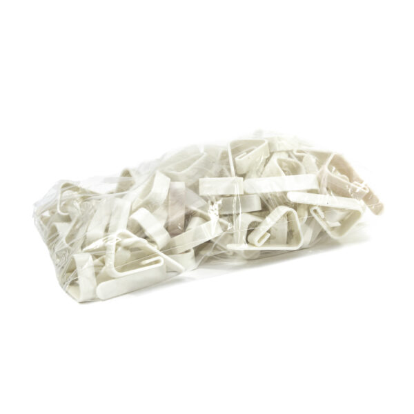 PINZA SUJETAMANTELES 100 UDS. BLANCAS - Imagen 2