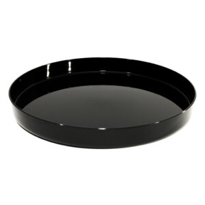 BANDEJA REDONDA NEGRA 32 CM