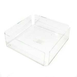 SERVILLETERO DE METACRILATO TRANSPARENTE 20 x 20 CM